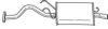 HONDA 18030ST3E60 End Silencer